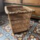 Large vintage wicker basket.