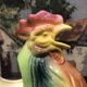 Pichet carafe coq in barbotine france vintage