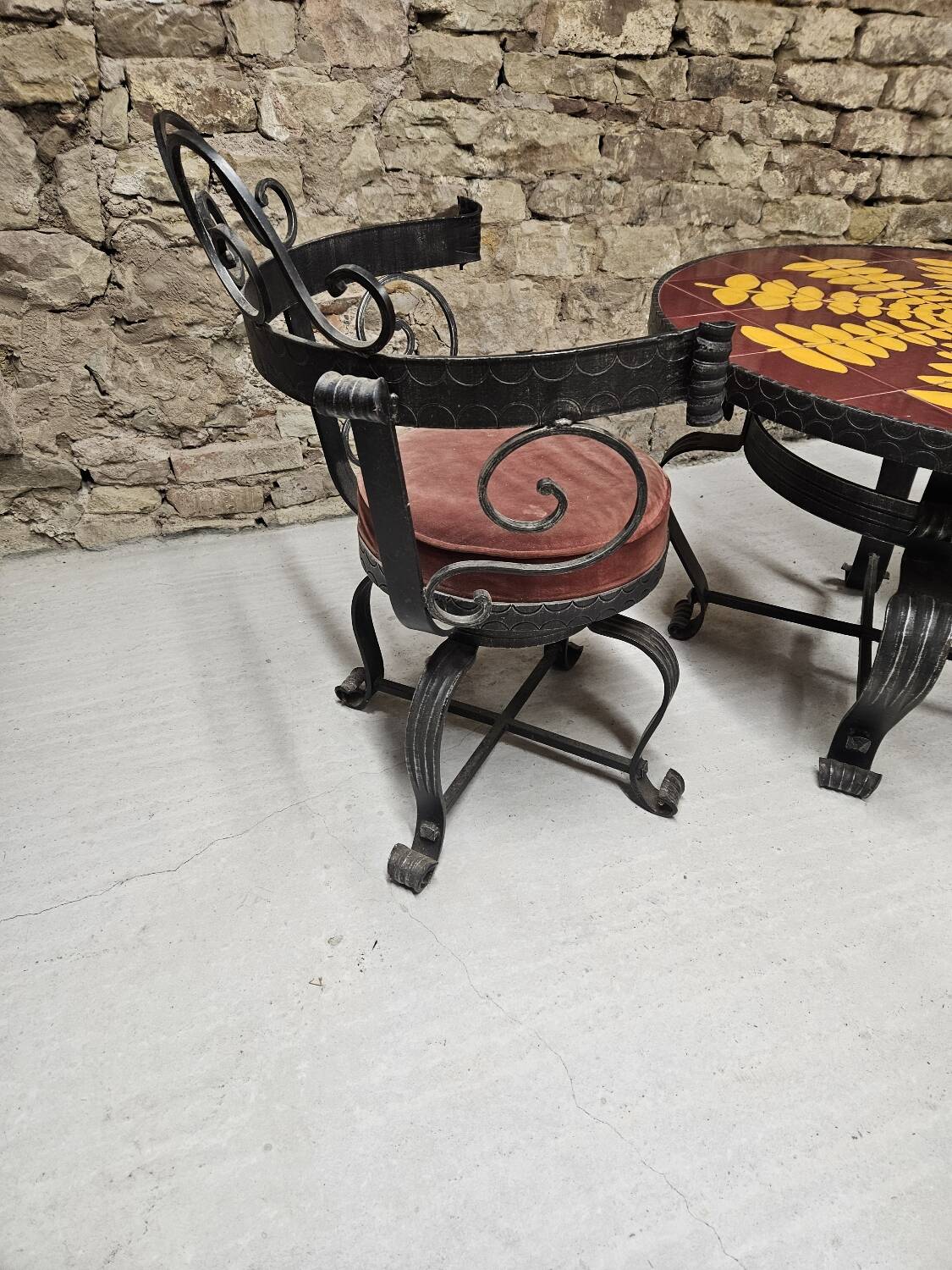 Ensemble brutaliste vintage 1970"