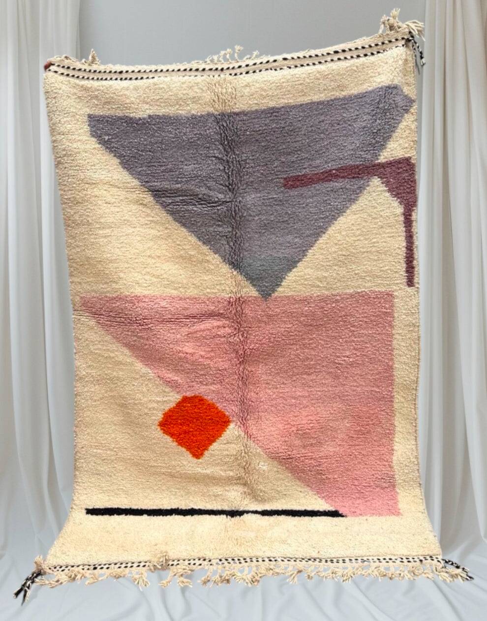 Traditional handmade Beni Ouarin rug size 150 x 250 cm