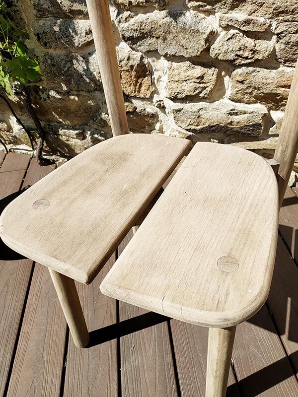 1 Wooden garden stool