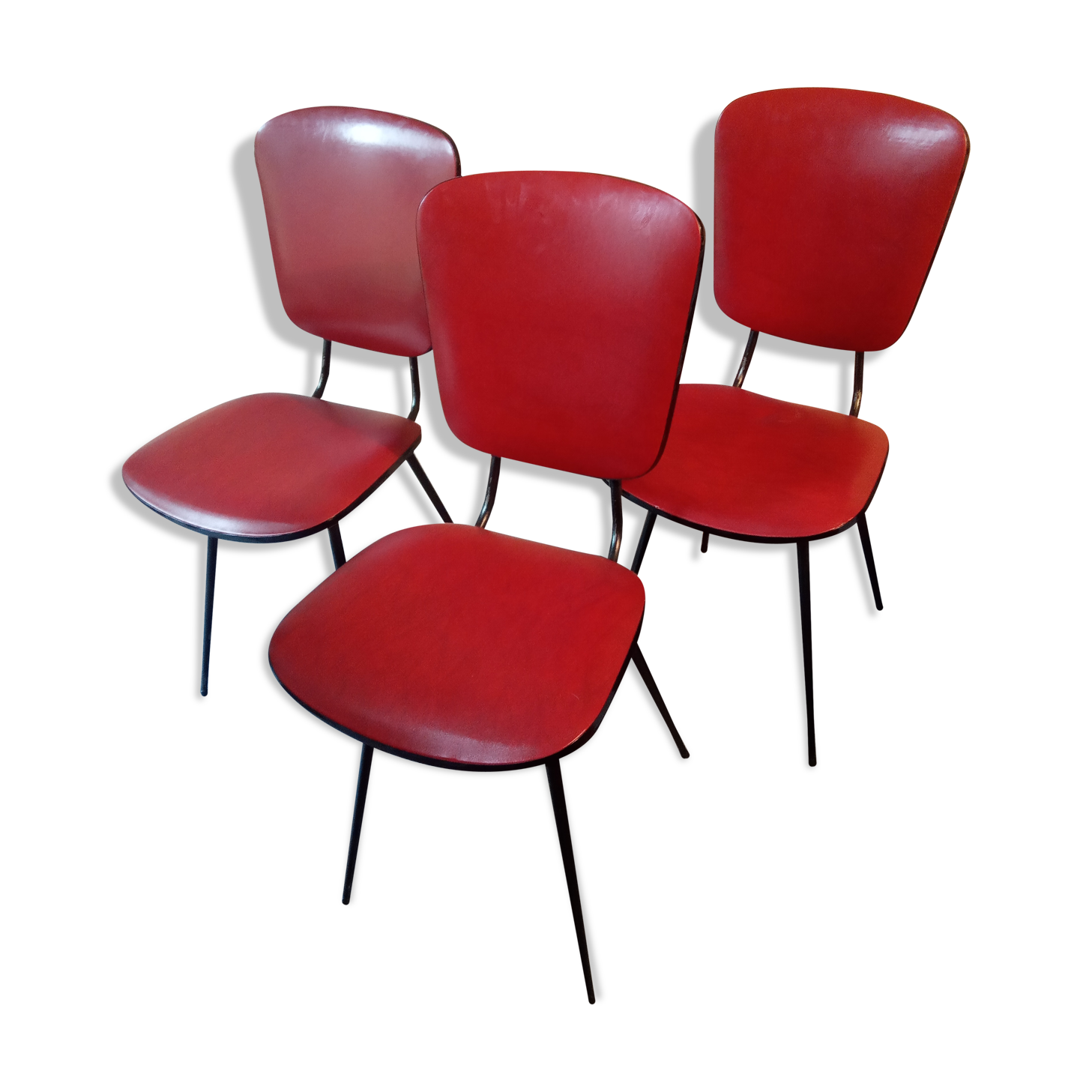 Red skai vintage chairs
