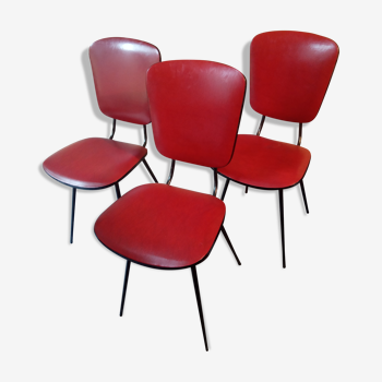 Red skai vintage chairs