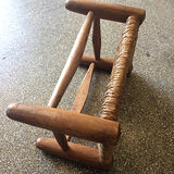 Pair of mid-century mulched stools