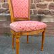 Set de 4 chaises françaises style Louis XVI vintage