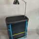 Vintage industrial trolley 'Hazet Assistent' + Rademacher lamp