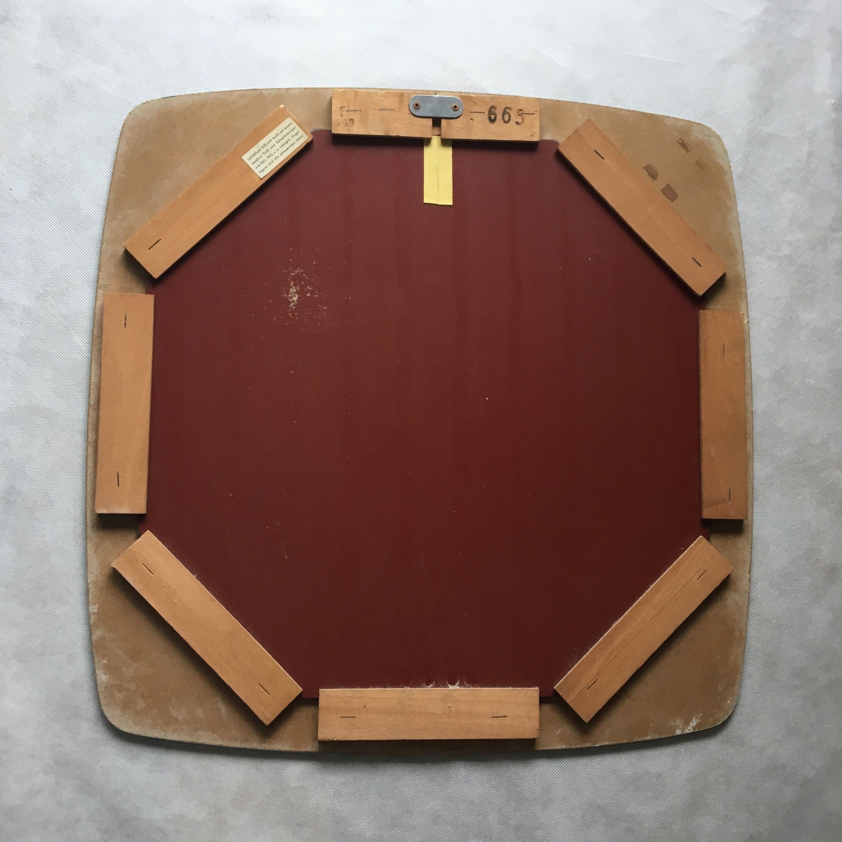 Vintage wall mirror, 1970 - 57x57cm