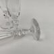 4 flutes à champagne en cristal de baccarat, début du XX ème siècle.
