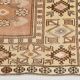 4x7 Cream & Brown Turkish Vintage Rug 120x211Cm SK 22198
