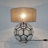 Set of 2 glass table lamps