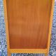 Vintage chest of drawers from the 50s in blond and gold beech 3 drawers feet compass