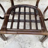 Bamboo armchair and adult canning