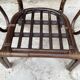 Bamboo armchair and adult canning