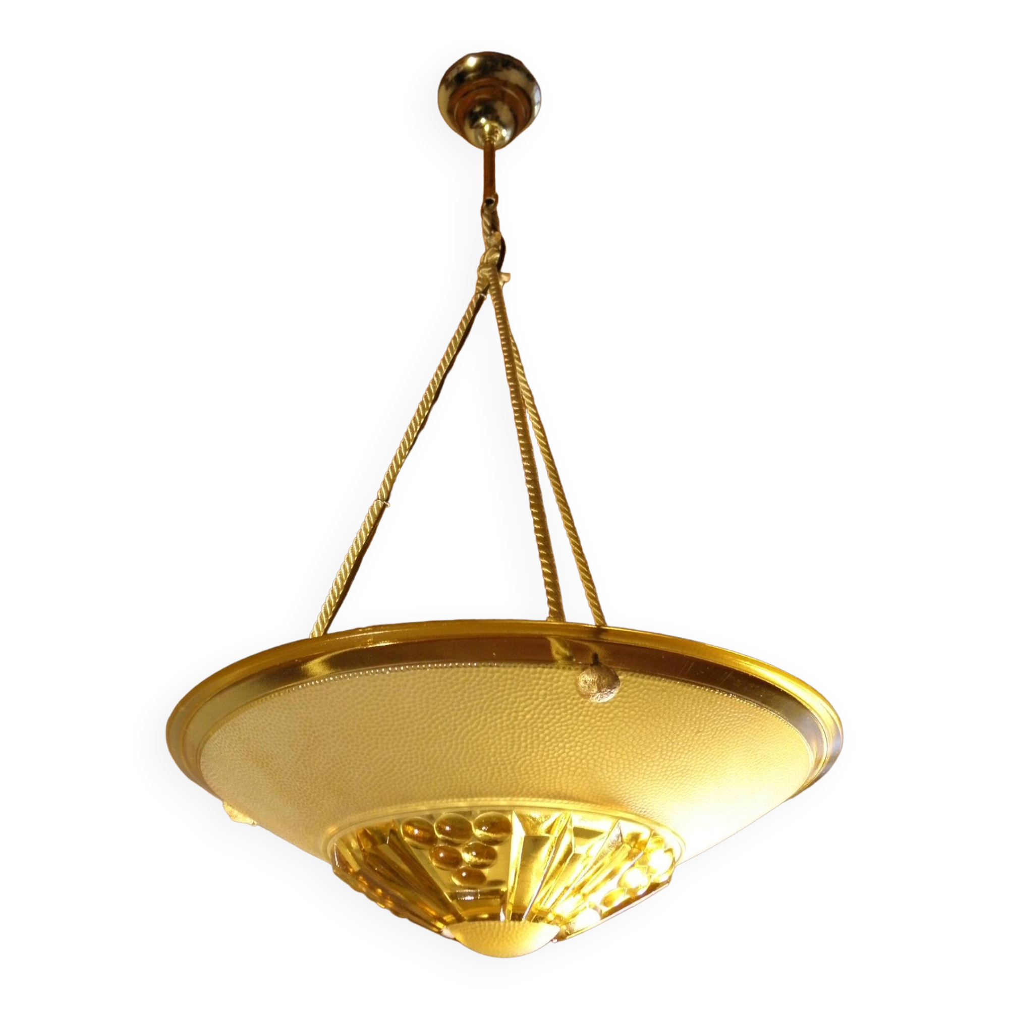 Art Deco basin suspension