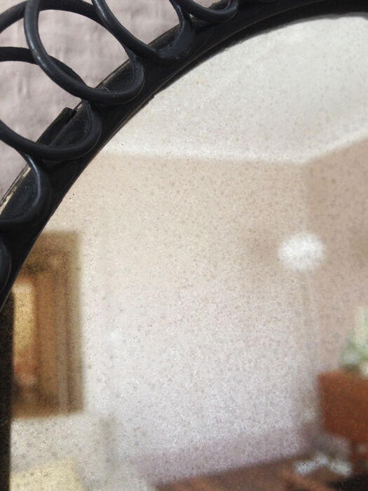 Vintage daisy mirror, 1950 27,5cm