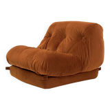 Orange Nuvolone armchair by Rino Maturi for Mimo Padova