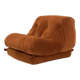 Orange Nuvolone armchair by Rino Maturi for Mimo Padova