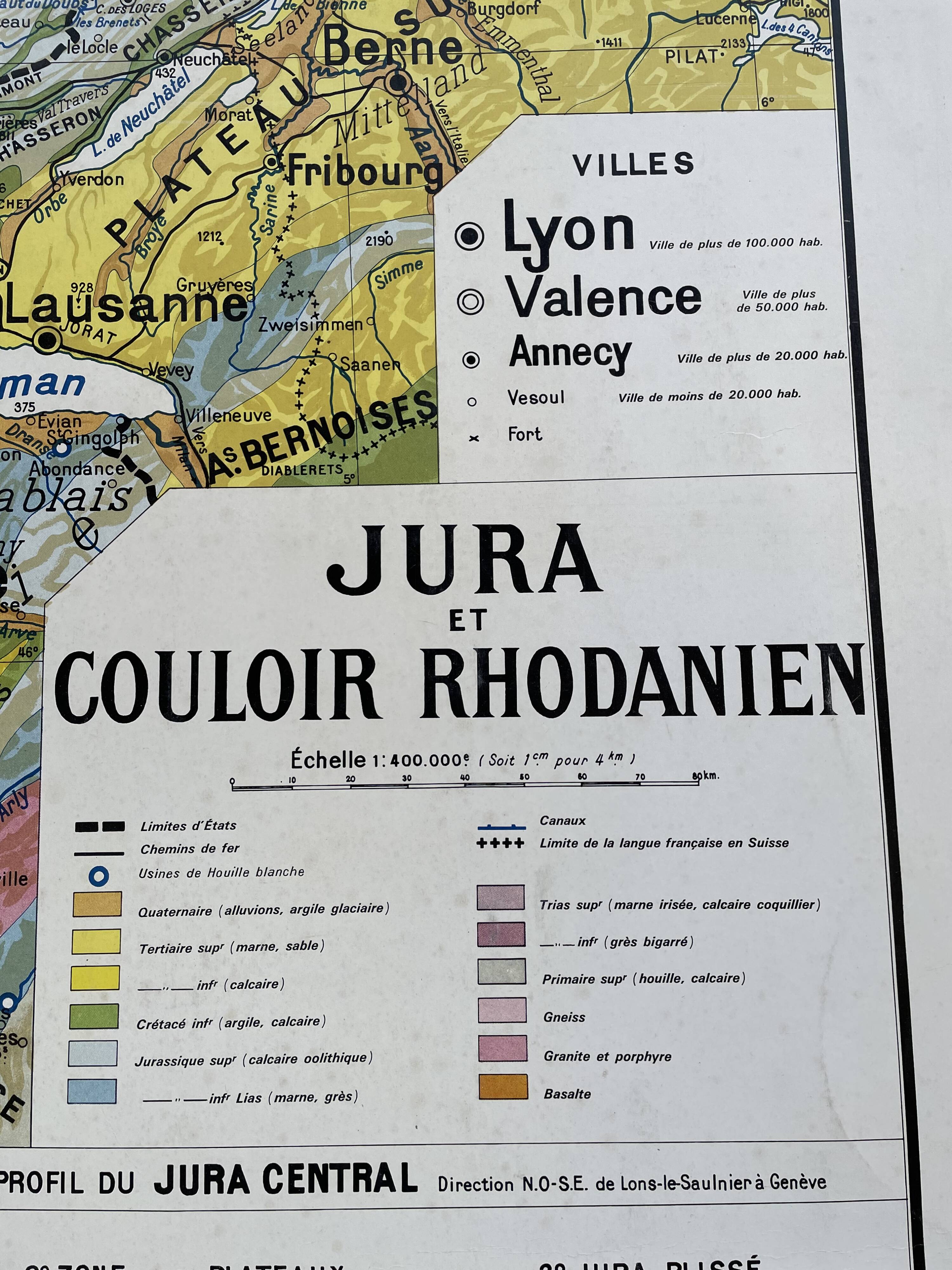 Jura school map