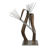 La Chord (Het Akkoord) Sculpture Abstraite par André van der Linden