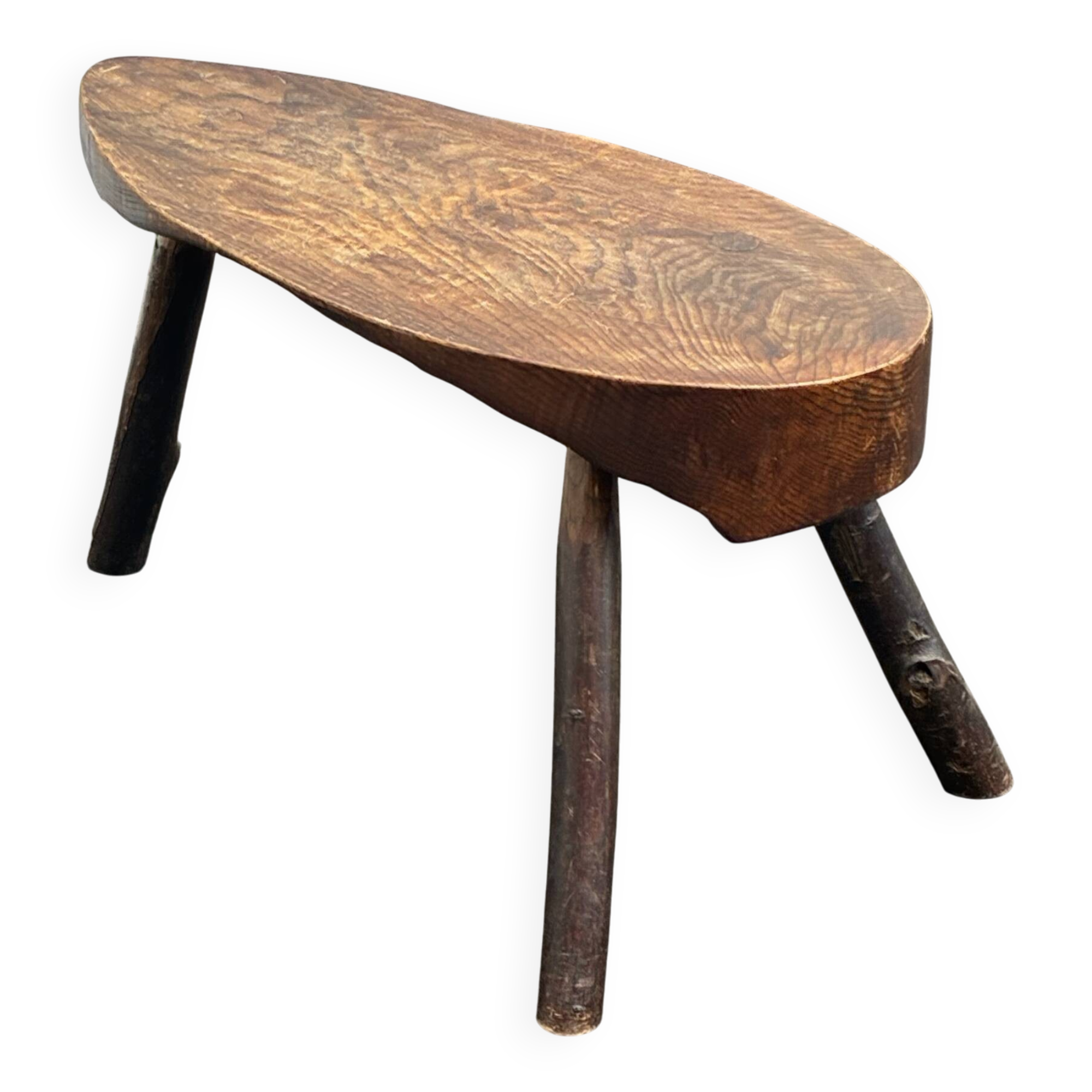 Table basse tripode brutaliste 