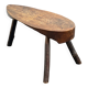 Table basse tripode brutaliste 