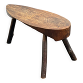 Table basse tripode brutaliste 