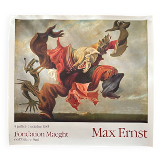 Lithographie Max Ernst L’ange du foyer