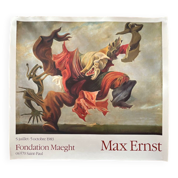 Lithographie Max Ernst L’ange du foyer