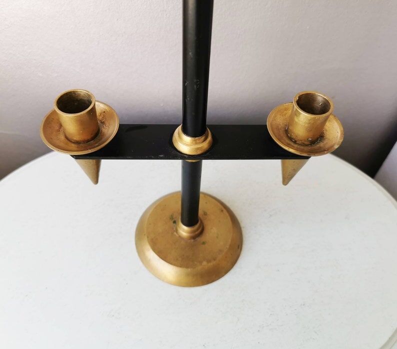 Brass chandelier, 70s