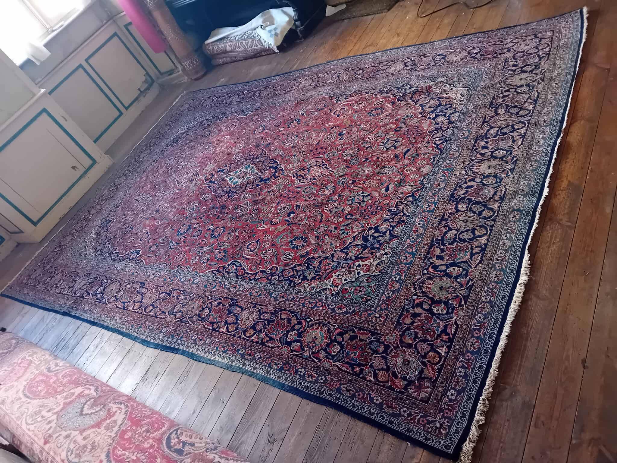 Antique XXL Persian Tabriz Rug 360x253cm