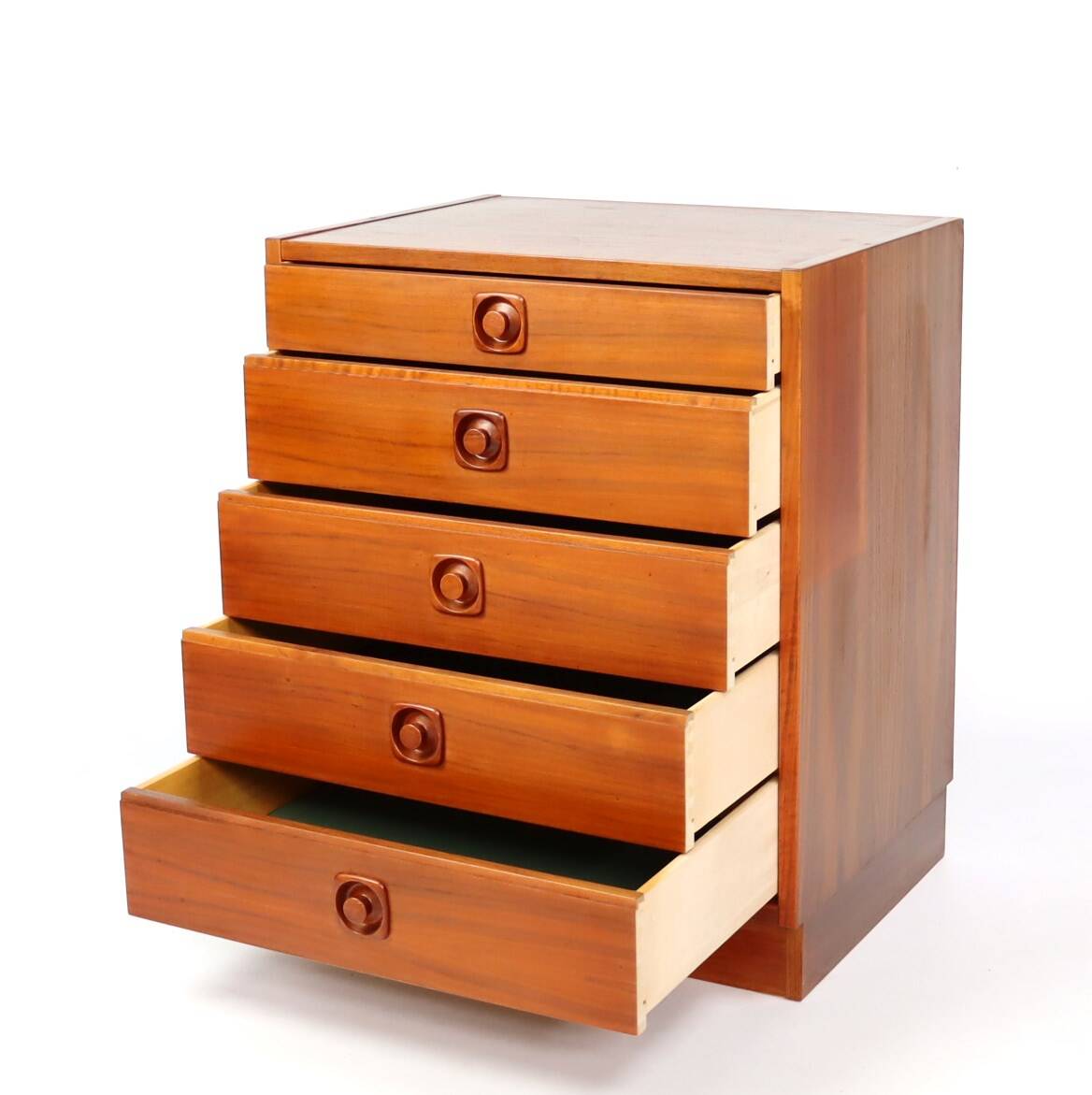 Commode cinq tiroirs années 70