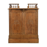 Henry II style wooden trading post