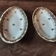 Lot de 2 beurriers Porcelaine Limoges.