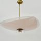 chandelier pale pink painter's palette, modernist suspension year 50