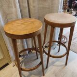 Pair of baumann high stools