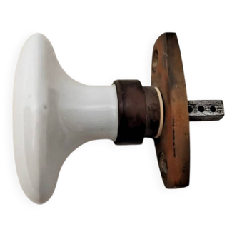 Vintage White Porcelain Door Handle