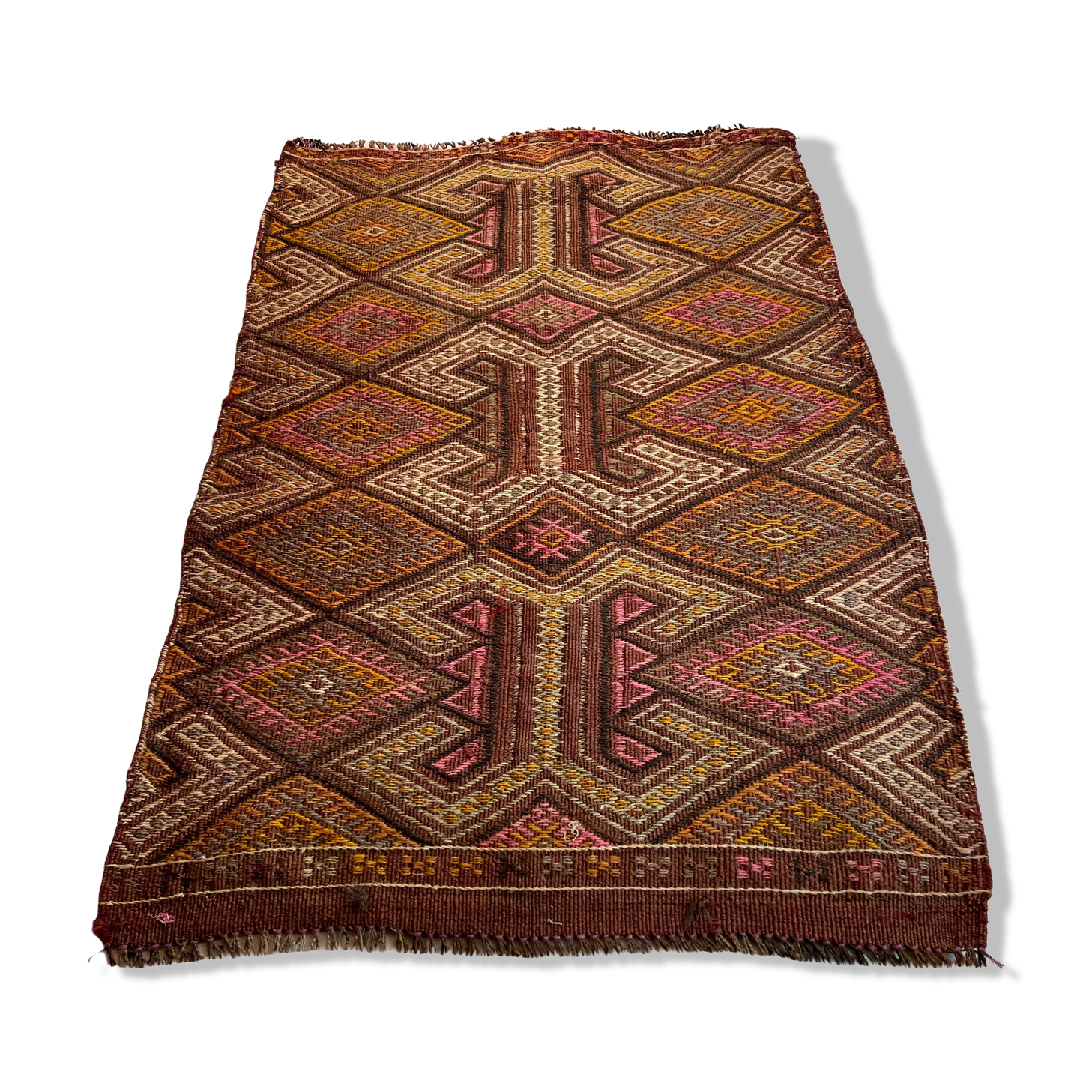 Vintage turkish kilim rug , 100 x 67 cm