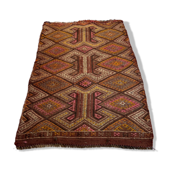 Tapis kilim turc vintage 100 x 67 cm