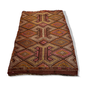 Tapis kilim turc vintage 100 x 67 cm
