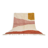 Handmade traditional pure wool rug size 2/3 m