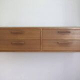 Teak Wall Drawer Module By Kai Kristiansen For Feldballes Møbler, 1960s