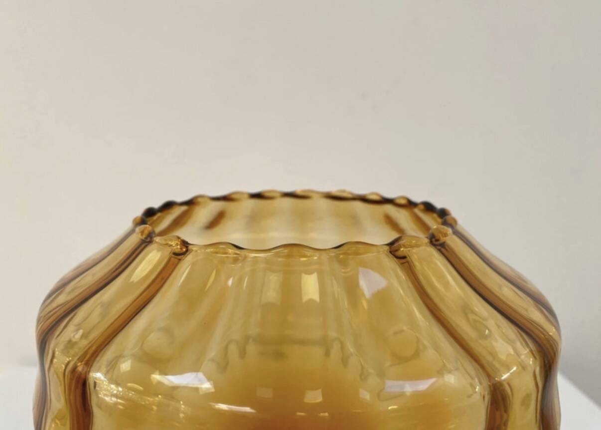 Amber glass dragée / sweet box Empoli (Italy) - Years