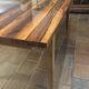 Table en ébène de Macassar laquée vers 1950