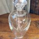 Carafe en verre taillé 