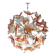 Glass chandelier