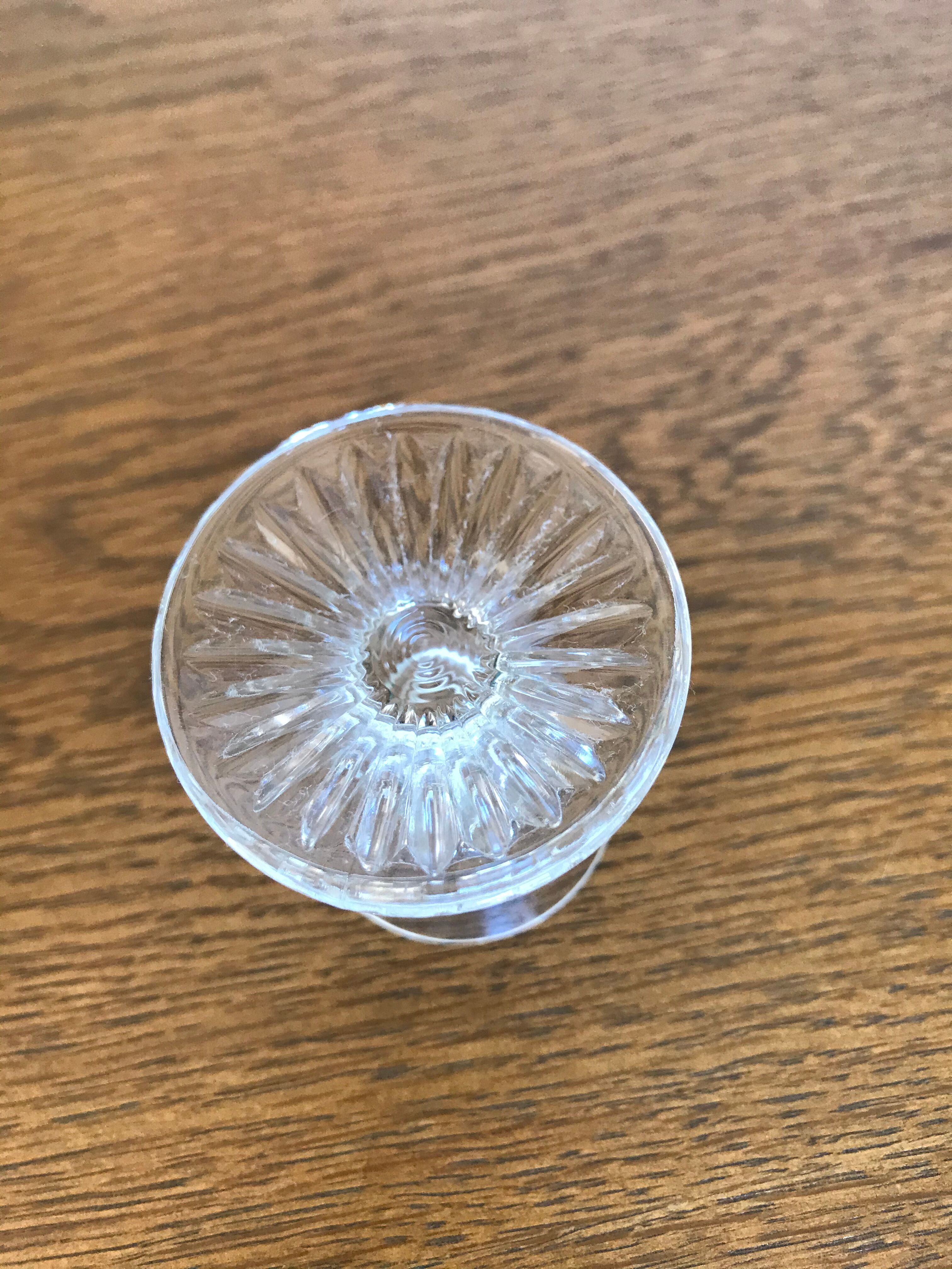 Glass candle holders