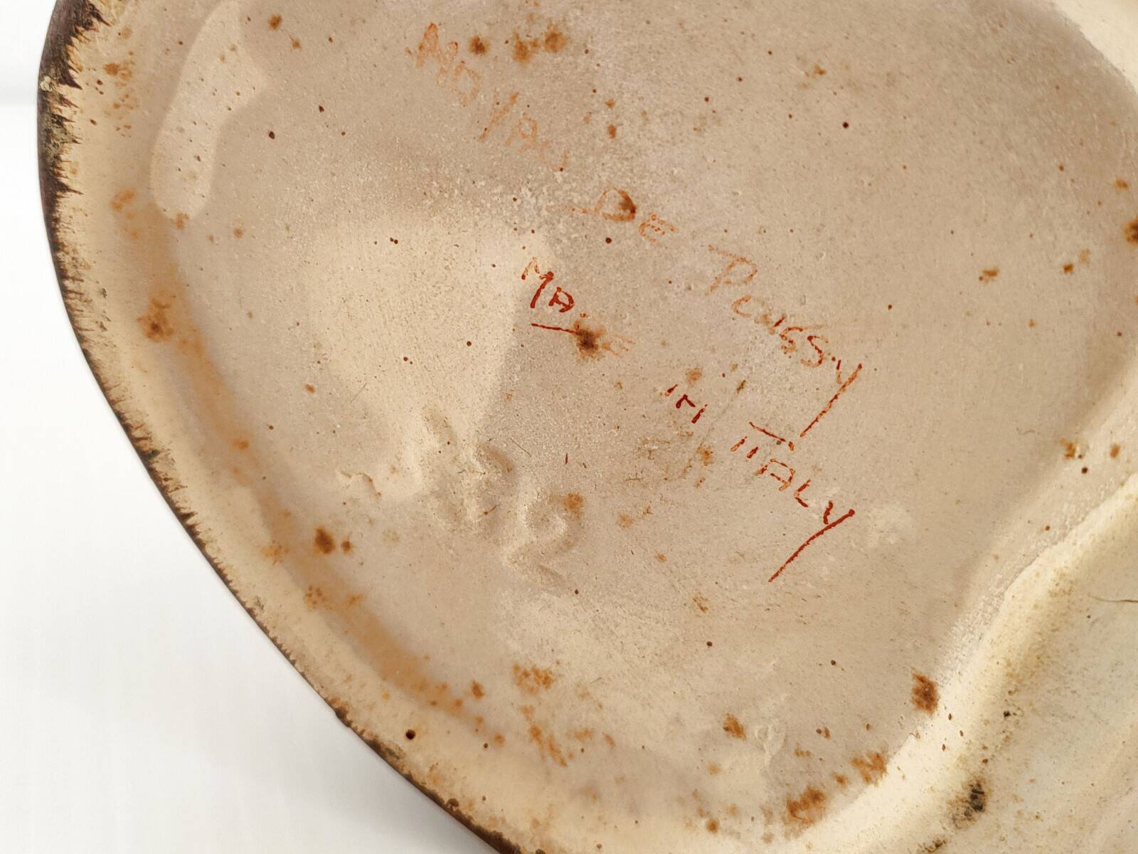 Vintage 1950 liqueur bottle chat chats ceramic 50s noyau de poissy