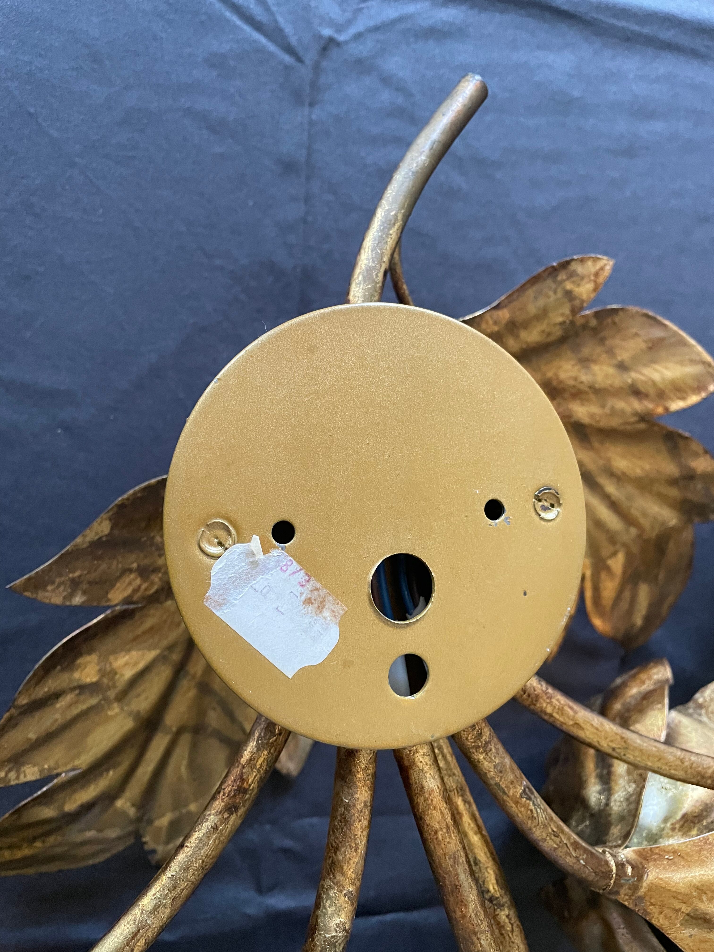 Metal wall lamp by Hans Kögl 1970