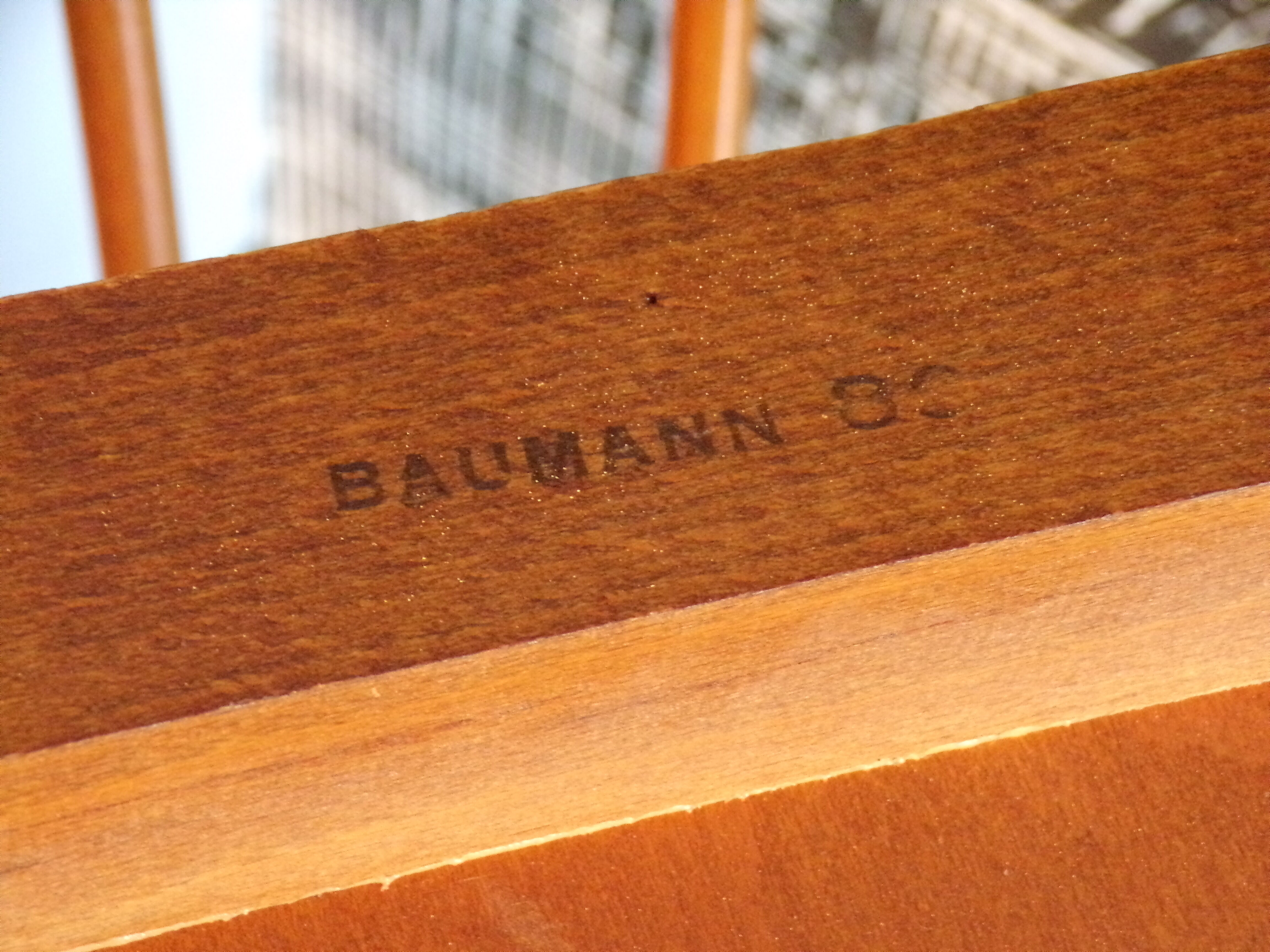 Pair of Baumann fan chairs