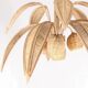 Lustre « cocotier » en rotin